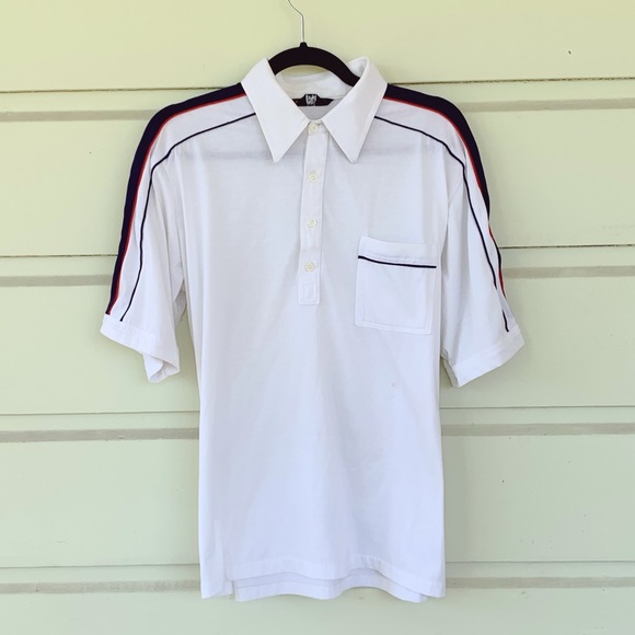 Vintage Other - Vintage JC Penney Paper Thin Polycotton Polo